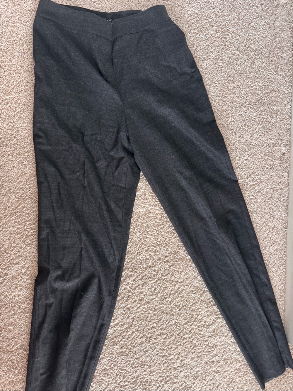 St. John Women's Straight Leg Dress Pants, Wool/Silk Blend, Size 2 Diana